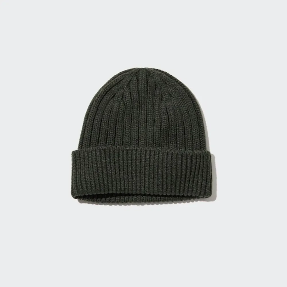 Accessoires & Taschen*UNIQLO Geripptes Heattech Thermo Beanie