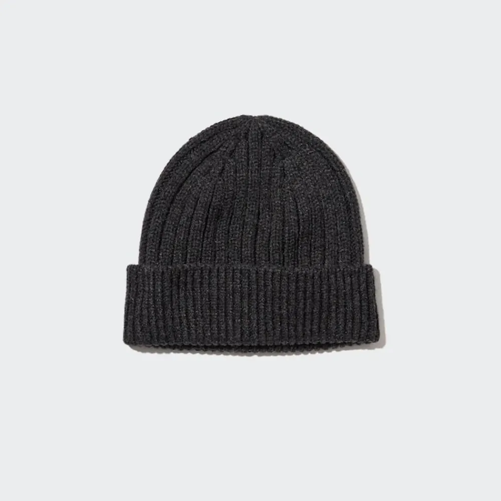 Accessoires & Taschen*UNIQLO Geripptes Heattech Thermo Beanie