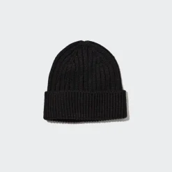 Accessoires & Taschen*UNIQLO Geripptes Heattech Thermo Beanie