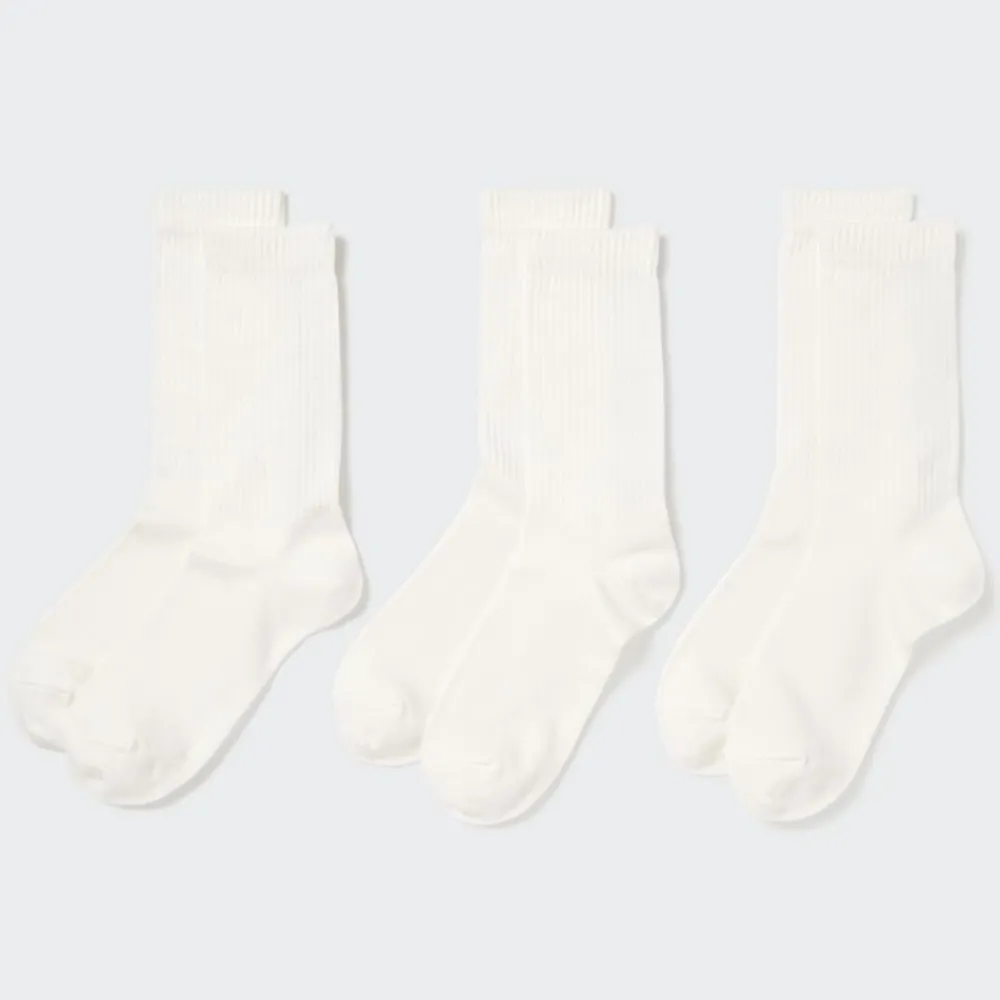Socken, Strumpfhosen & Leggings*UNIQLO Gerippte Socken (3 Paar)