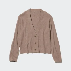 Pullover & Strickjacken*UNIQLO Gerippte Strickjacke (Maschinenwaschbar)