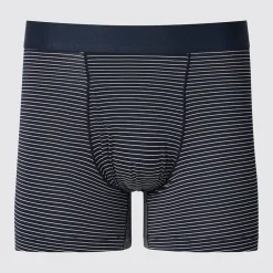 Unterwäsche*UNIQLO Gestreifte Airism Unterhose Blau