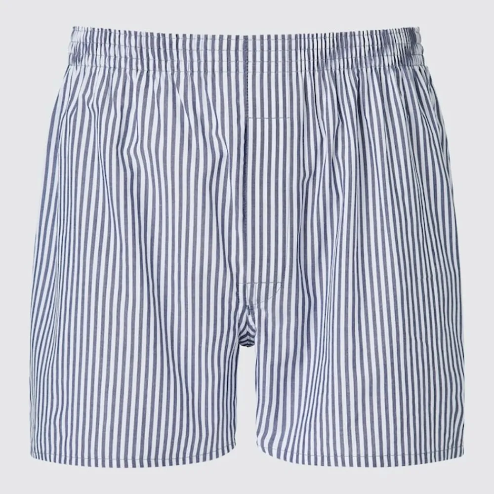 Unterwäsche*UNIQLO Gestreifte Boxershorts Blau