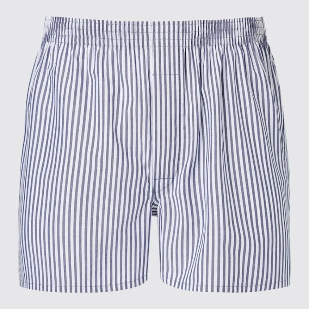 Unterwäsche*UNIQLO Gestreifte Boxershorts Blau