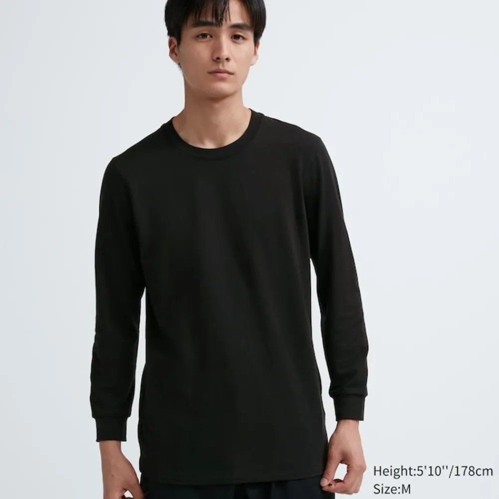 T-Shirts & Oberteile*UNIQLO Heattech Extra Warm Baumwoll Langarmshirt