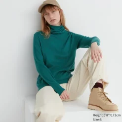 T-Shirts & Oberteile*UNIQLO Heattech Fleece Langarmshirt Mit Rollkragen