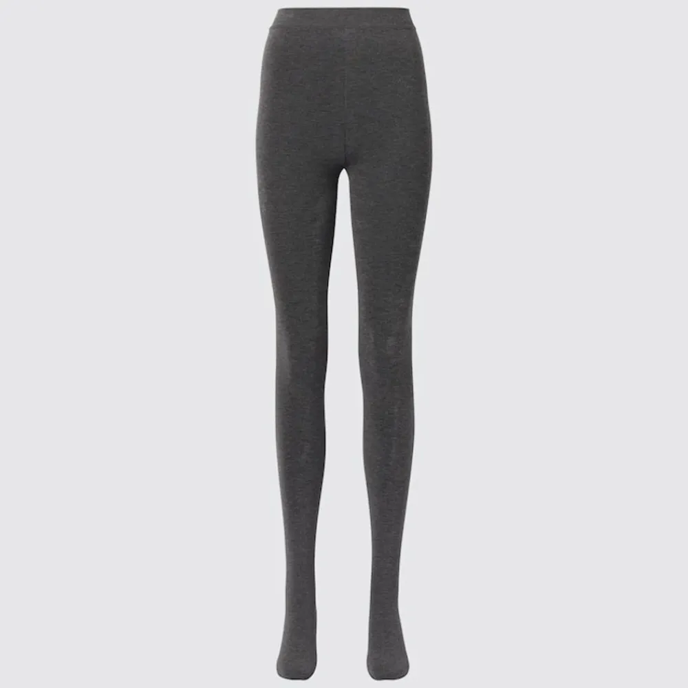 Socken, Strumpfhosen & Leggings*UNIQLO Heattech Gerippte Thermo Strickhose (Maschinenwaschbar)