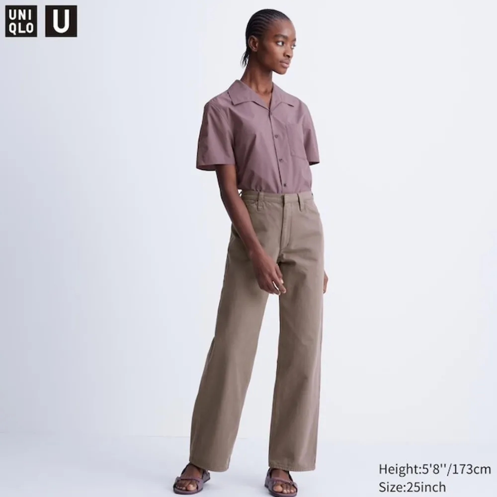Jeans*UNIQLO High Waisted Colour Jeans (Straight Fit)