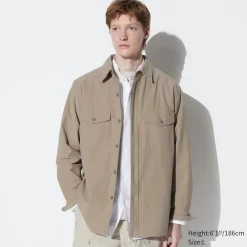 Hemden*UNIQLO Jersey Hemdjacke