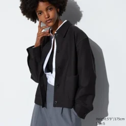 Mäntel, Jacken, Parka & Westen*UNIQLO Jersey Jacke (Relaxed Fit)