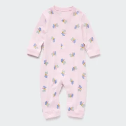Strampler & Bodys*UNIQLO Joy Of Print Gerippter Langarm Strampler