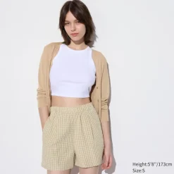 Loungewear & Pyjamas*UNIQLO Karierte Seersucker Easy Shorts