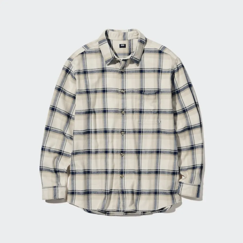 Hemden*UNIQLO Kariertes Flanell Langarm Hemd