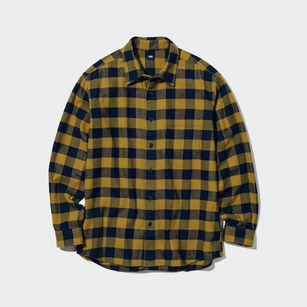 Hemden*UNIQLO Kariertes Flanell Langarm Hemd
