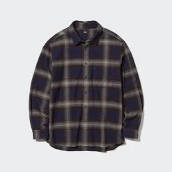 Hemden*UNIQLO Kariertes Flanell Langarm Hemd