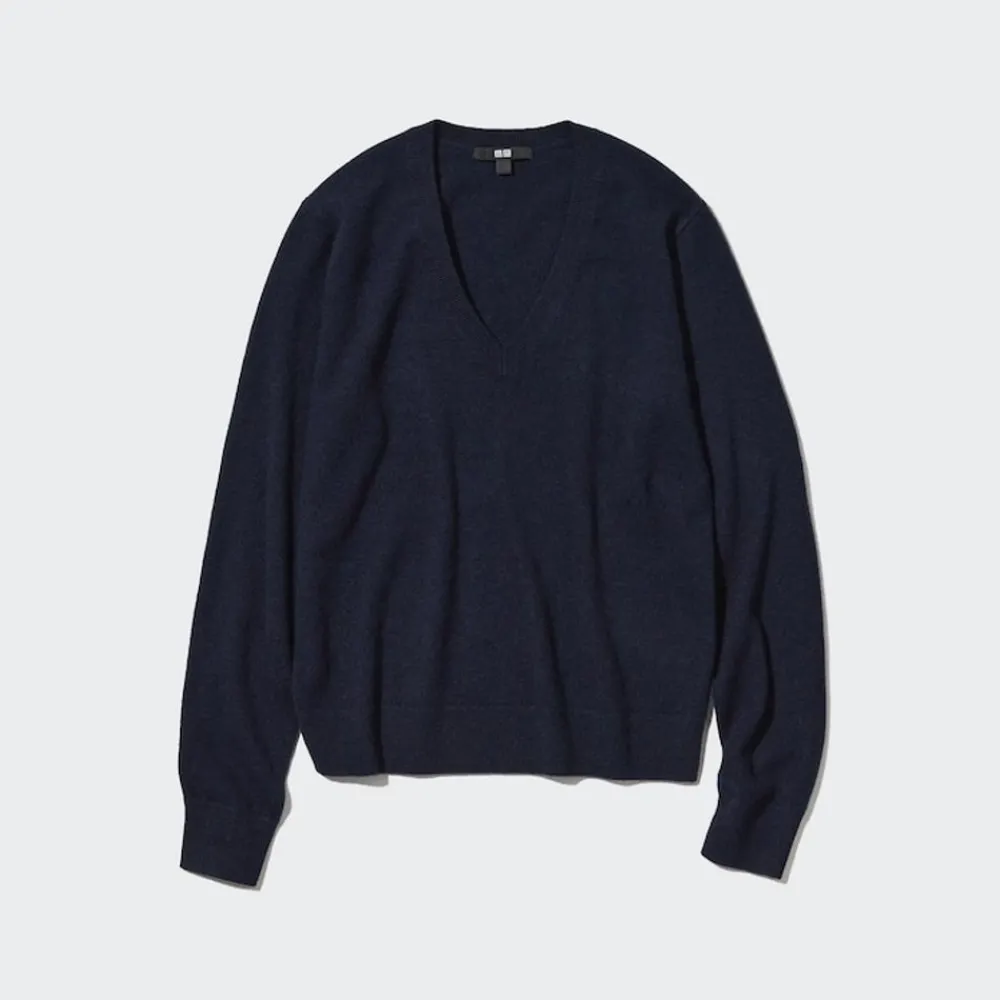 Pullover & Strickjacken*UNIQLO 100 % Kaschmir Pullover Mit V-Ausschnitt