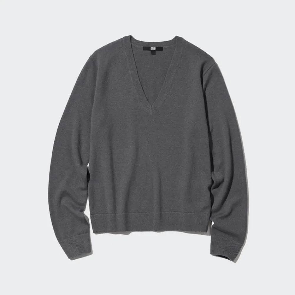 Pullover & Strickjacken*UNIQLO 100 % Kaschmir Pullover Mit V-Ausschnitt