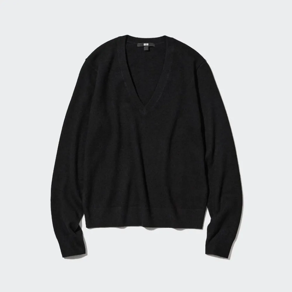 Pullover & Strickjacken*UNIQLO 100 % Kaschmir Pullover Mit V-Ausschnitt