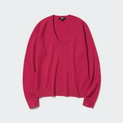 Pullover & Strickjacken*UNIQLO 100 % Kaschmir Pullover Mit V-Ausschnitt