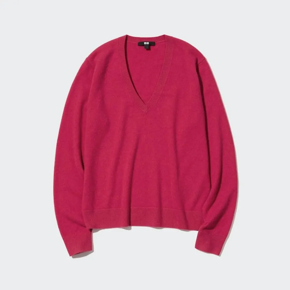 Pullover & Strickjacken*UNIQLO 100 % Kaschmir Pullover Mit V-Ausschnitt