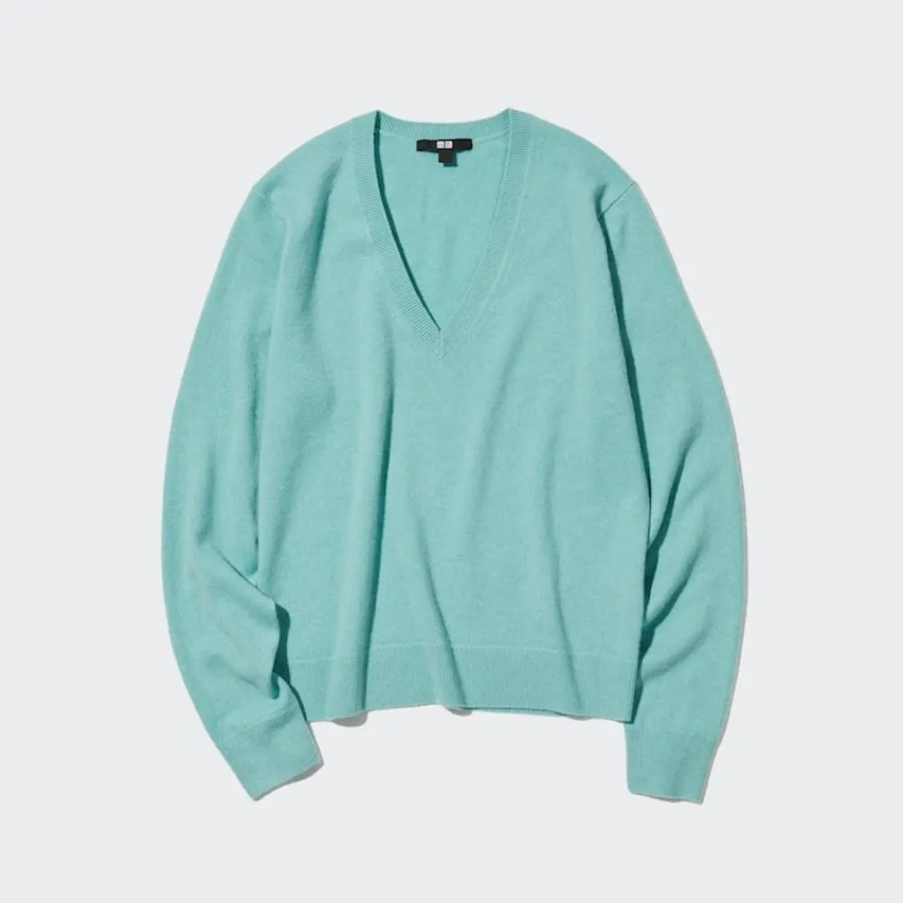 Pullover & Strickjacken*UNIQLO 100 % Kaschmir Pullover Mit V-Ausschnitt