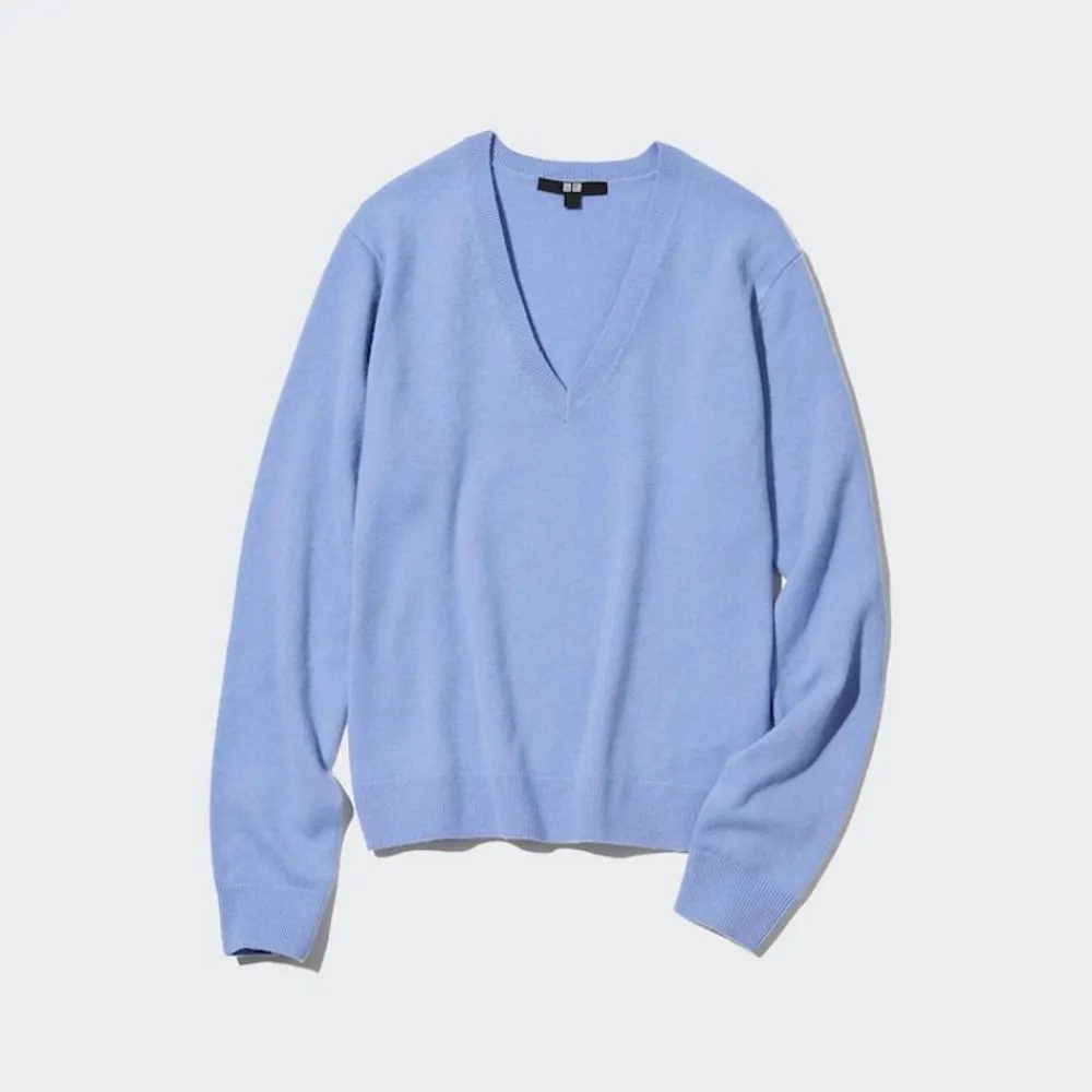 Pullover & Strickjacken*UNIQLO 100 % Kaschmir Pullover Mit V-Ausschnitt