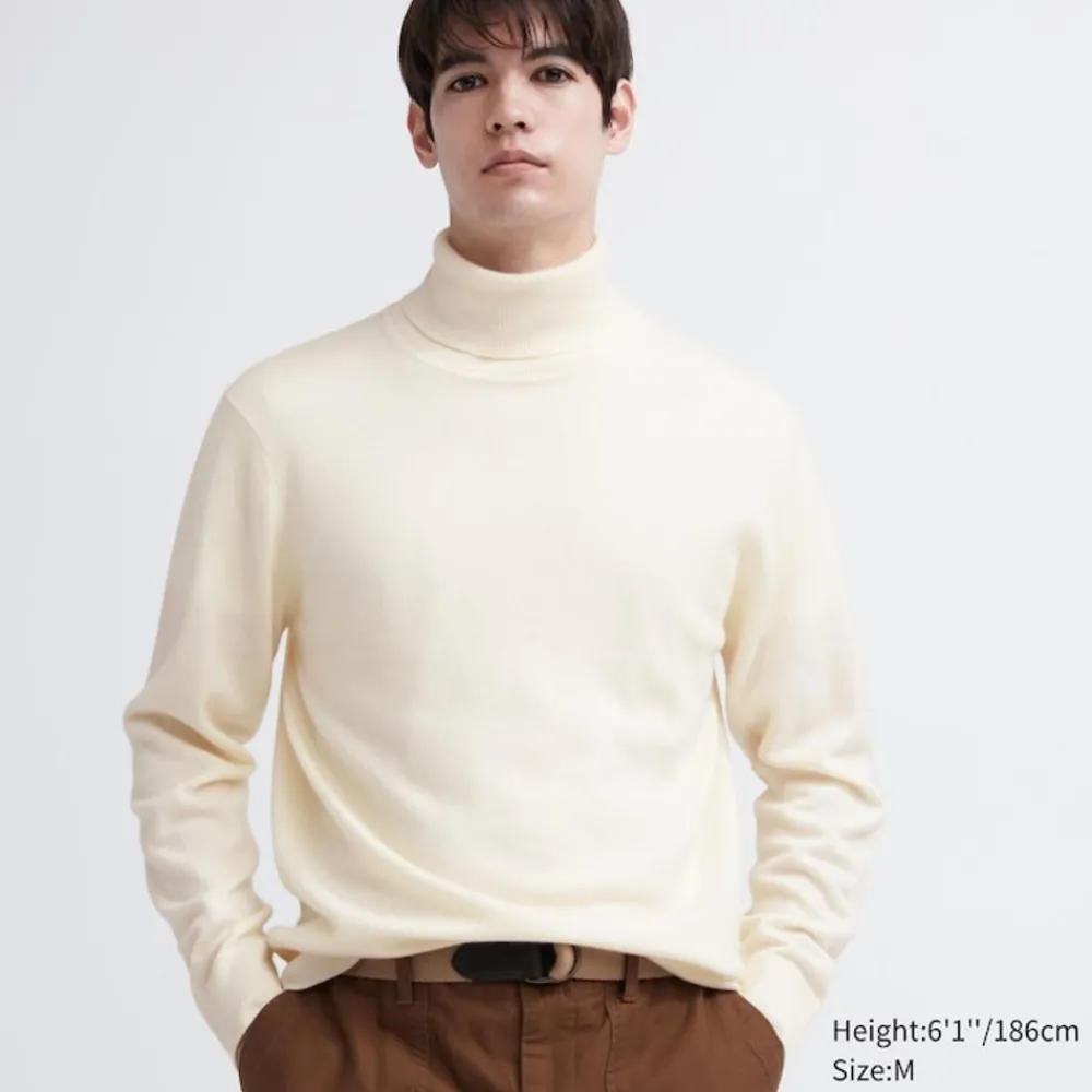 Pullover & Strickjacken*UNIQLO 100 % Kaschmir Rollkragenpullover