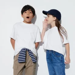 T-Shirts, Bh-Tops & Poloshirts*UNIQLO Kinder Airism Baumwolle T-Shirt