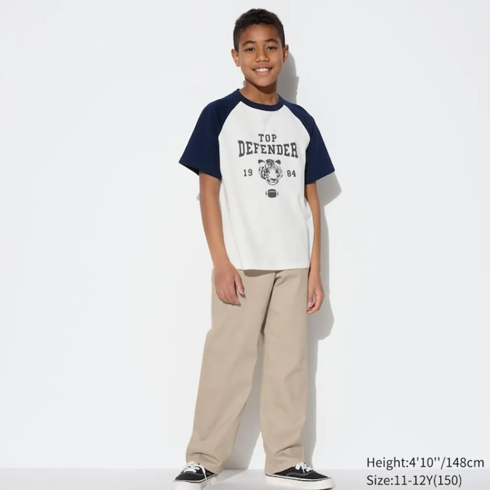 Hosen, Jogginghosen & Leggings*UNIQLO Kinder Colour Jeans Mit Reisverschluss (Wide Fit)
