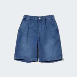 Röcke & Shorts*UNIQLO Kinder Easy Jeansshorts Blau