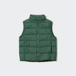 Mäntel, Jacken, Parka & Westen*UNIQLO Kinder Gefutterte Weste (Maschinenwaschbar, Wasserabweisend)