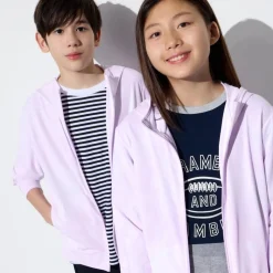Mäntel, Jacken, Parka & Westen*UNIQLO Kinder Gemusterte Airism Mesh Sweatjacke Mit Kapuze Und Uv-Schutz