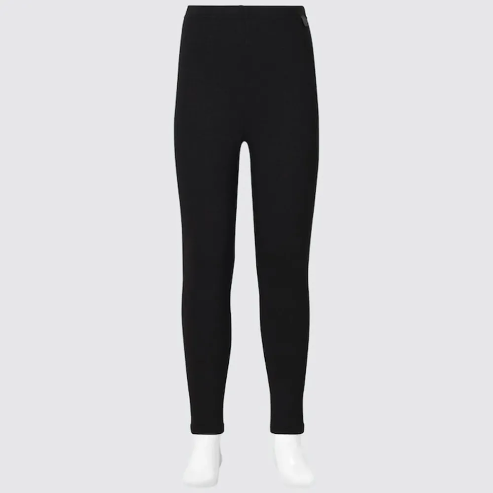 Hosen, Jogginghosen & Leggings*UNIQLO Kinder Heattech Ultra Warm Thermo Leggings Schwarz