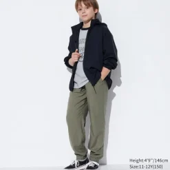 Hosen, Jogginghosen & Leggings*UNIQLO Kinder Leinenmix Jogginghose