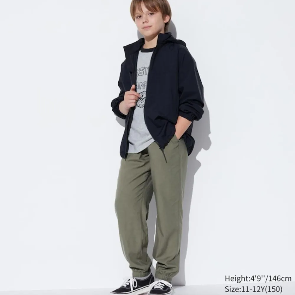 Hosen, Jogginghosen & Leggings*UNIQLO Kinder Leinenmix Jogginghose