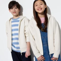 Sweatshirts*UNIQLO Kinder Ultra Stretch Dry Sweatjacke Mit Kapuze