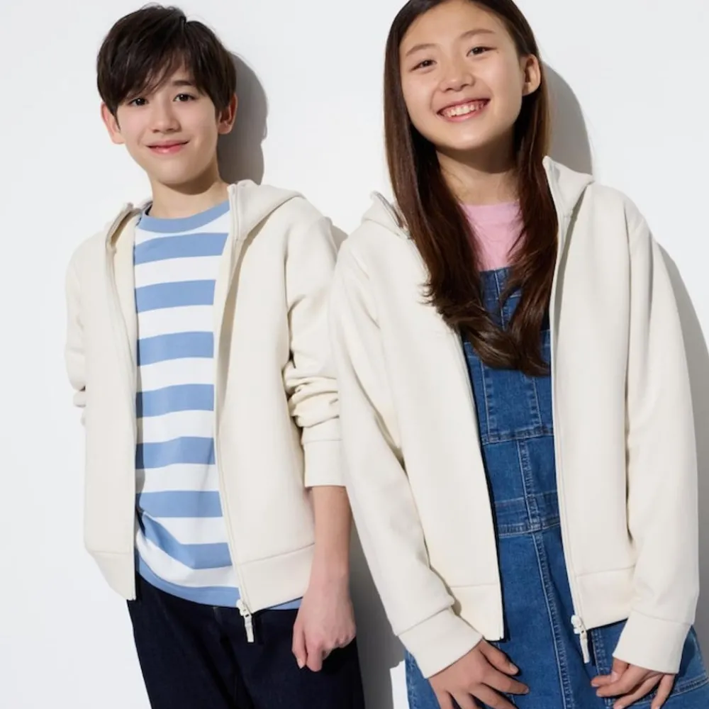 Sweatshirts*UNIQLO Kinder Ultra Stretch Dry Sweatjacke Mit Kapuze