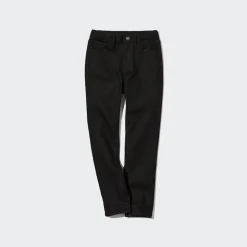 Jeans*UNIQLO Kinder Ultra Stretch Soft Jeans Mit Reisverschluss Schwarz