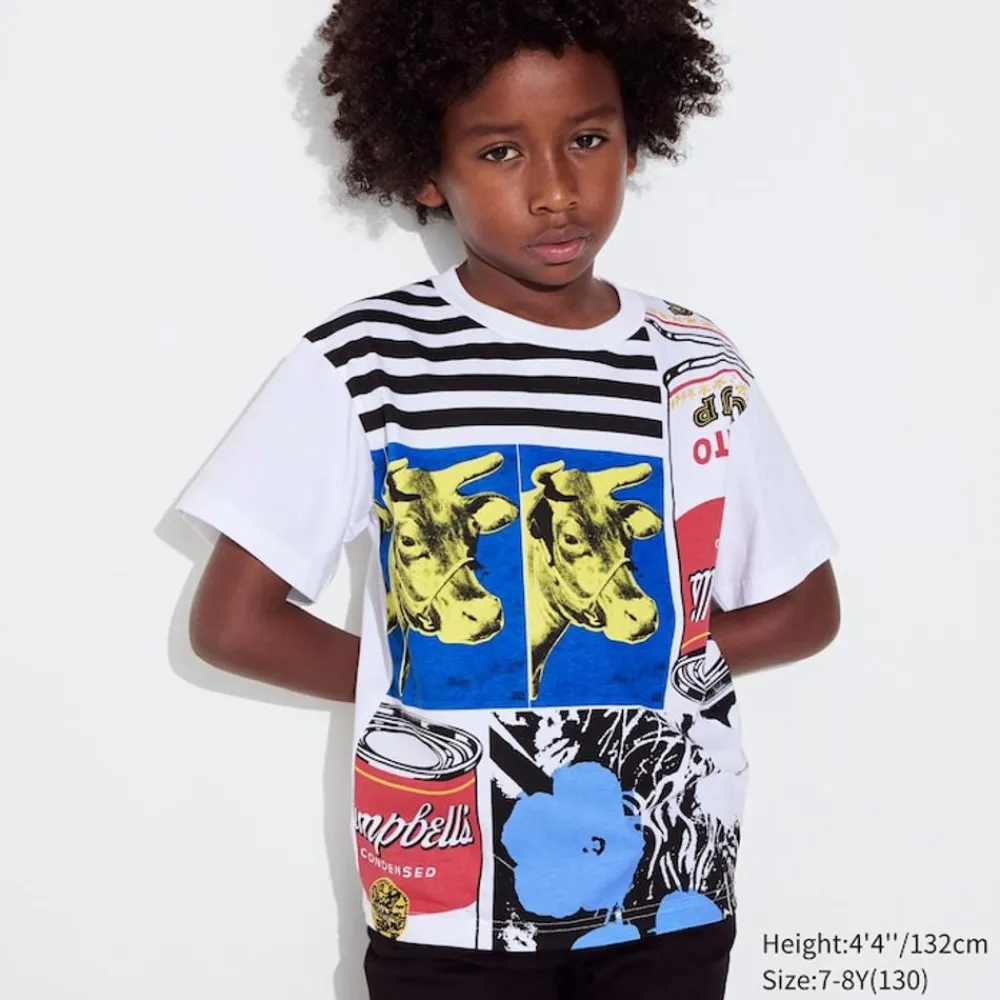T-Shirts, Bh-Tops & Poloshirts*UNIQLO Kinder Ut Archive Ny Pop Art Ut Bedrucktes T-Shirt Weis