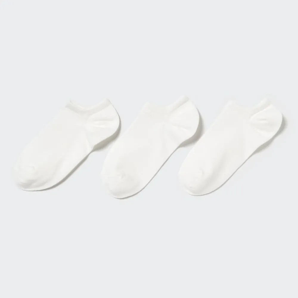 Socken, Strumpfhosen & Leggings*UNIQLO Kurzsocken (3 Paar) Weis