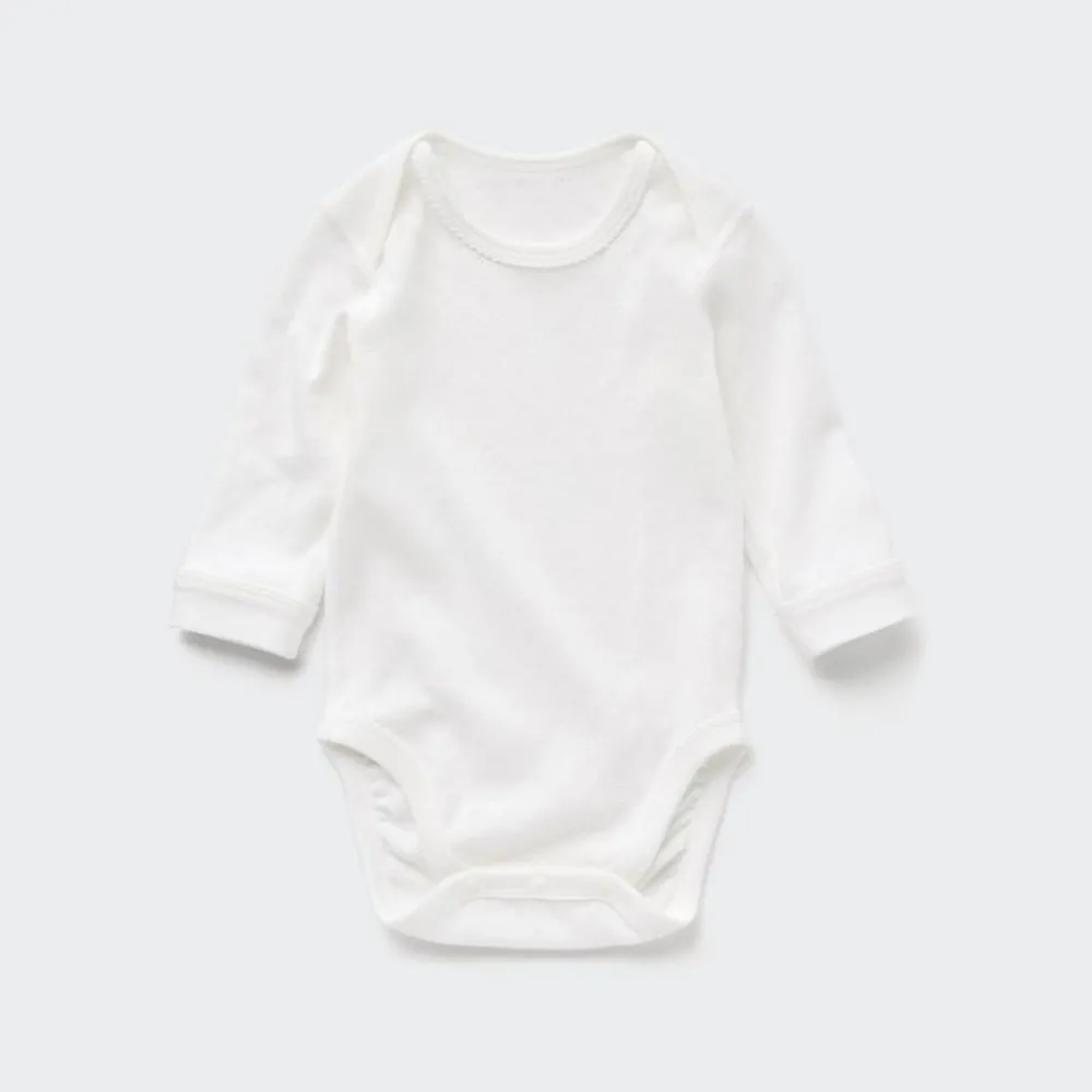 Strampler & Bodys*UNIQLO Langarm Body (Lochmuster)