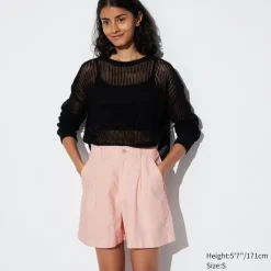 Hosen, Leggings & Jogginghosen*UNIQLO Leinen Baumwolle Shorts