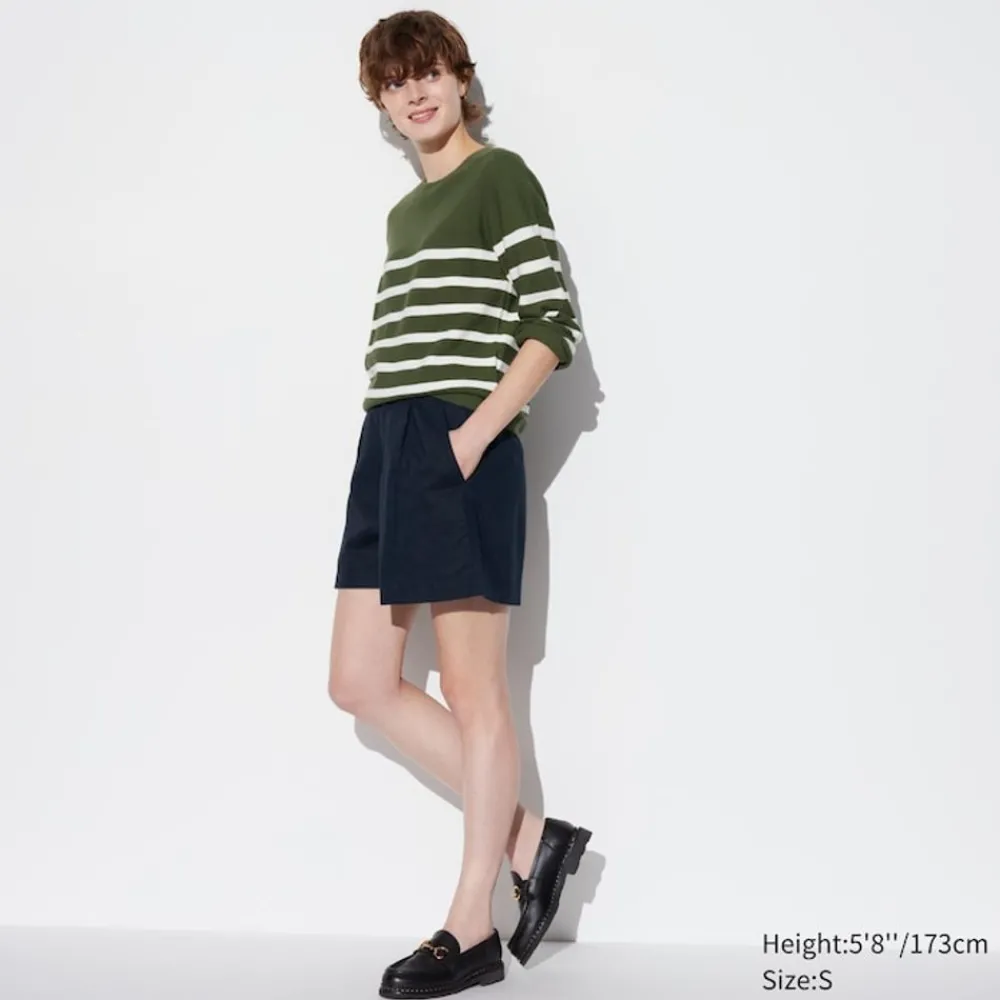Hosen, Leggings & Jogginghosen*UNIQLO Leinen Baumwolle Shorts