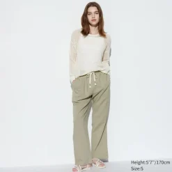 Hosen, Leggings & Jogginghosen*UNIQLO Leinenmix Easy Hose