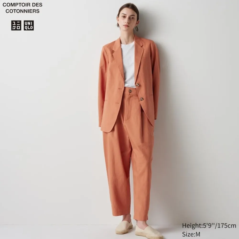 Hosen, Leggings & Jogginghosen*UNIQLO Leinenmix Hose (Wide Fit)