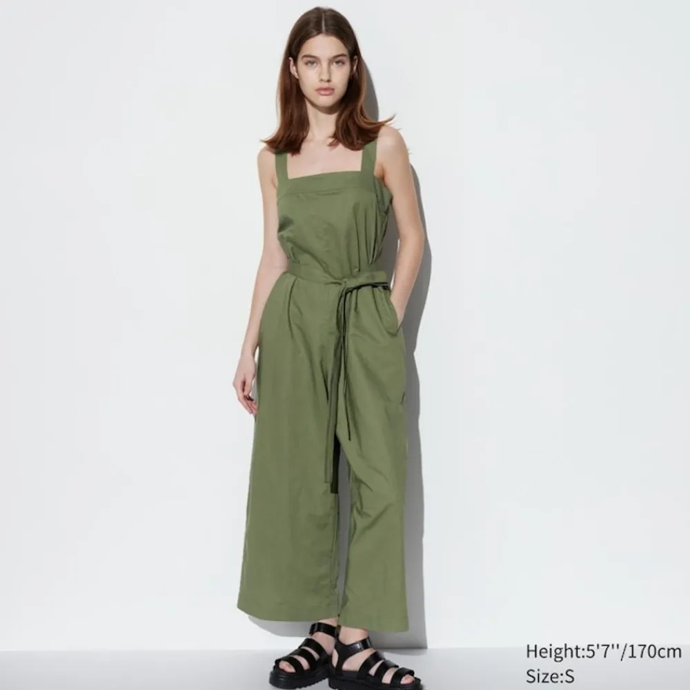 Kleider, Jumpsuits & Overalls*UNIQLO Leinenmix Jumpsuit