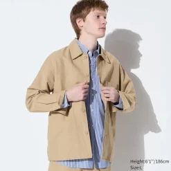 Hemden*UNIQLO Leinenmix Langarm Hemd