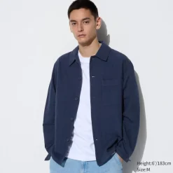 Hemden*UNIQLO Leinenmix Langarm Hemd