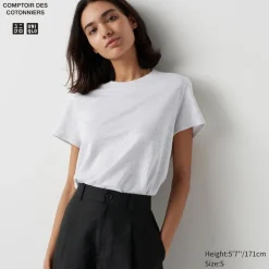 T-Shirts & Oberteile*UNIQLO 100 % Leinen T-Shirt