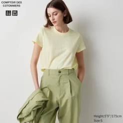 T-Shirts & Oberteile*UNIQLO 100 % Leinen T-Shirt
